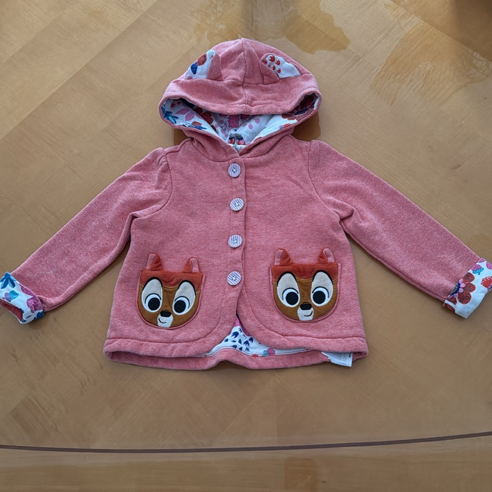Disney Floral Hooded Baby Cape size 2